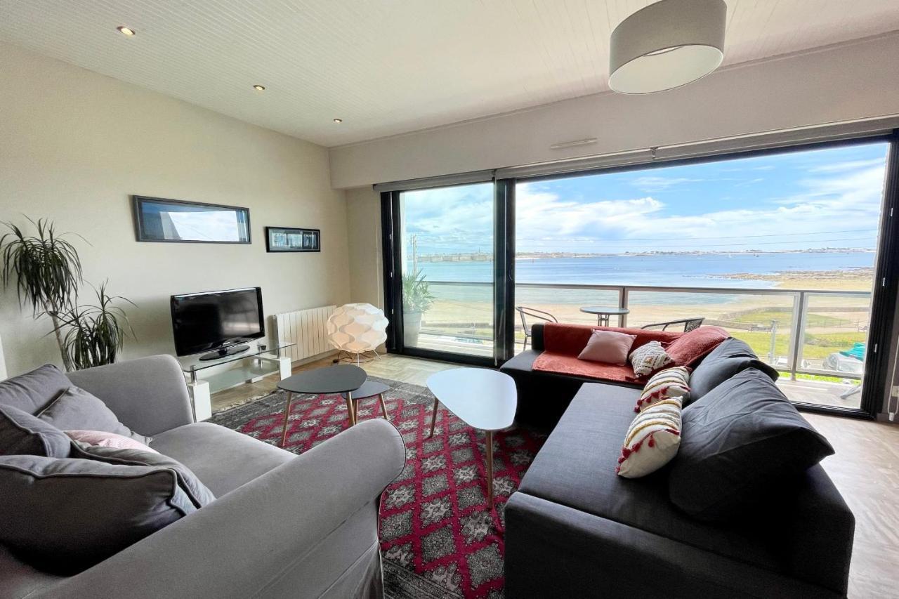 Luxury T3 Standing 2 - Vue Mer Exceptionnelle 180 Larmor-Plage Eksteriør billede