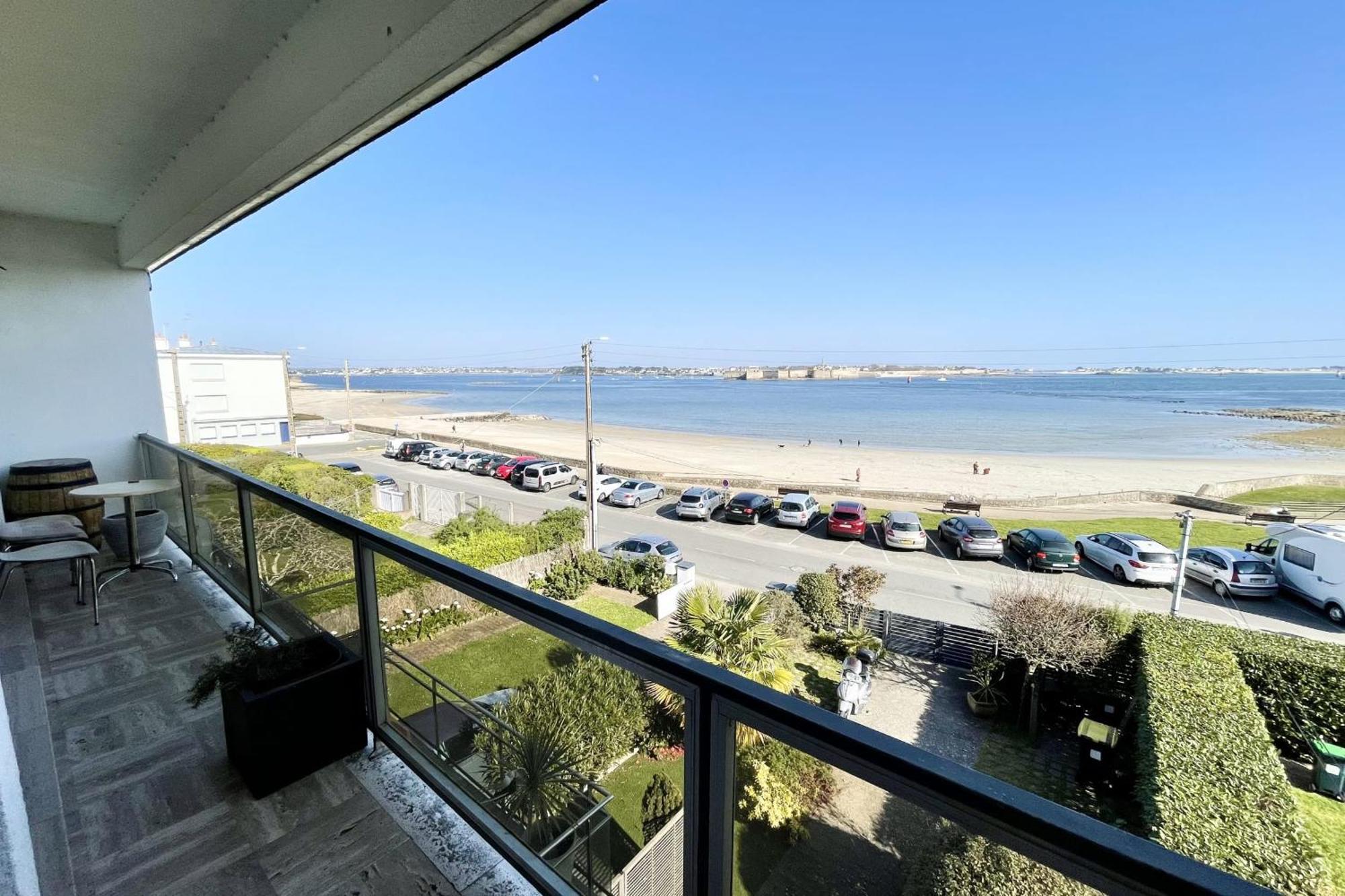 Luxury T3 Standing 2 - Vue Mer Exceptionnelle 180 Larmor-Plage Eksteriør billede